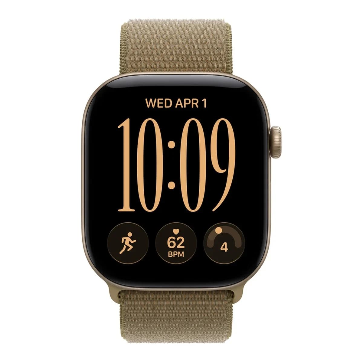 APPLE Remen za pametni sat 46mm Olive Sport Loop, Maslinasta boja