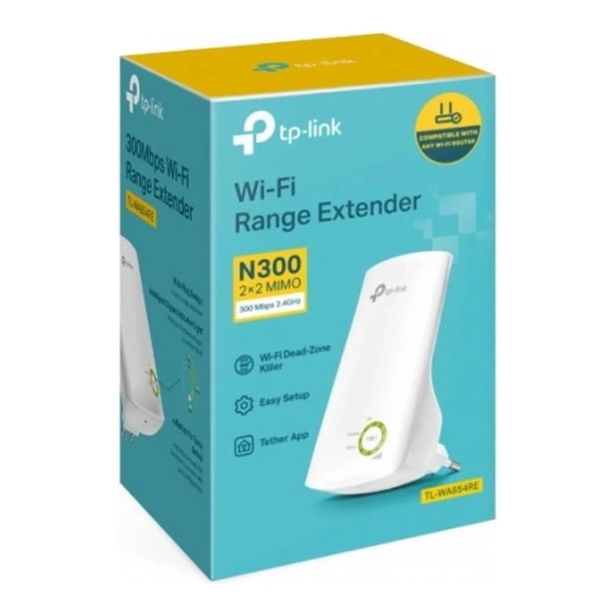 TP-LINK Access Point WiFi N 300Mbps TL-WA854RE, Range Extender, 2x interne antene