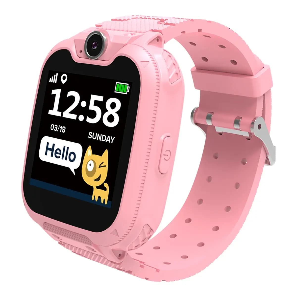CANYON Pametni Sat Tommy KW-31 1.54” Ekran u boji, GSM, SIM kartica, Kamera 0.3 MP, 7 igara, Crveni