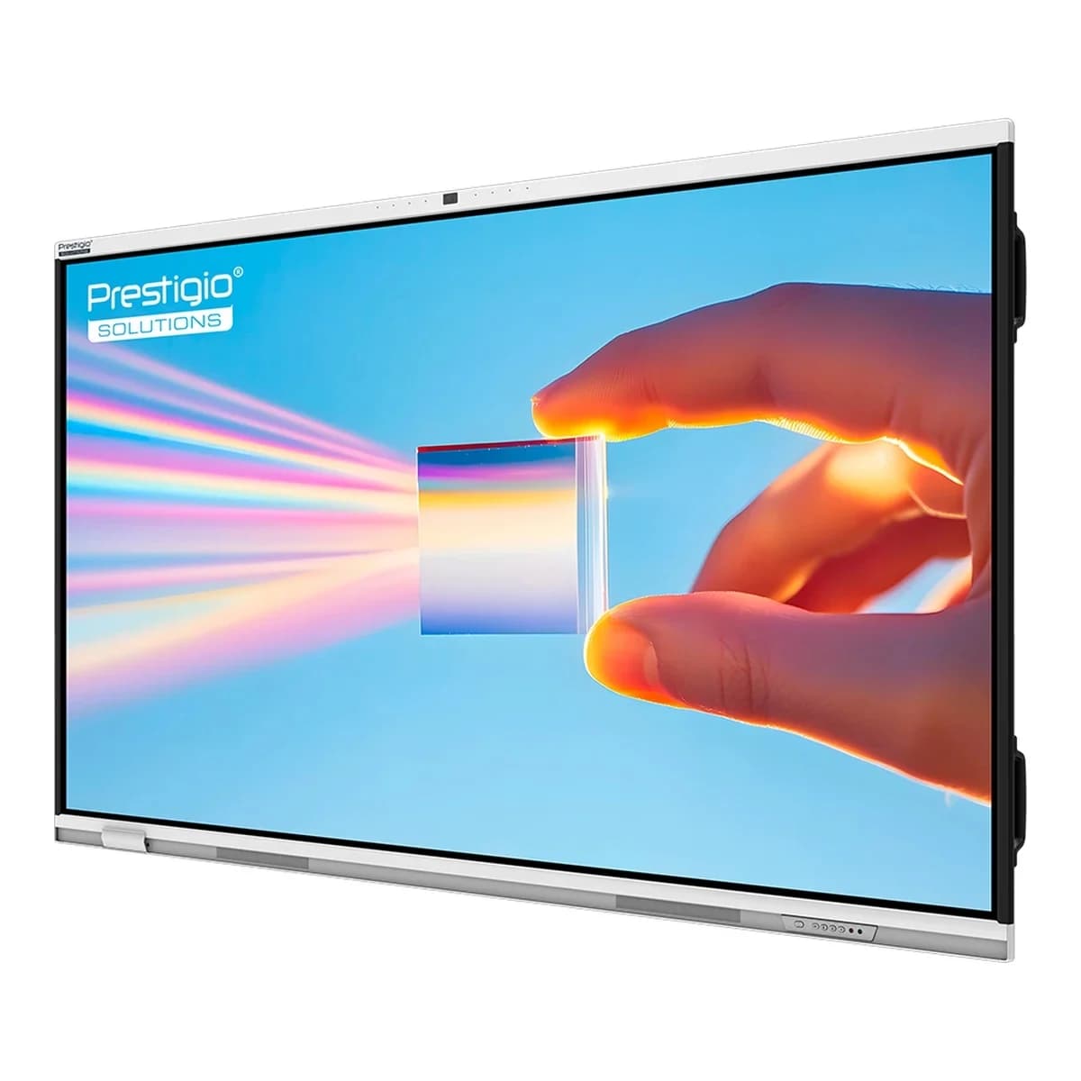 PRESTIGIO SOLUTIONS Interaktivni ekran Multiboard Prism 75", Android 14, Google EDLA, AI Camera, 8/128GB, 50TP