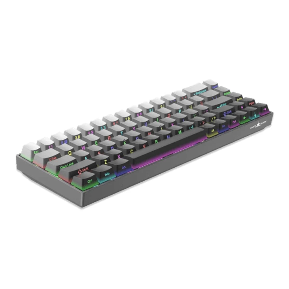 White Shark TASTATURA GK-007711 NUNCHAKU Siva Gradient - Mehanička / US - RED SW.