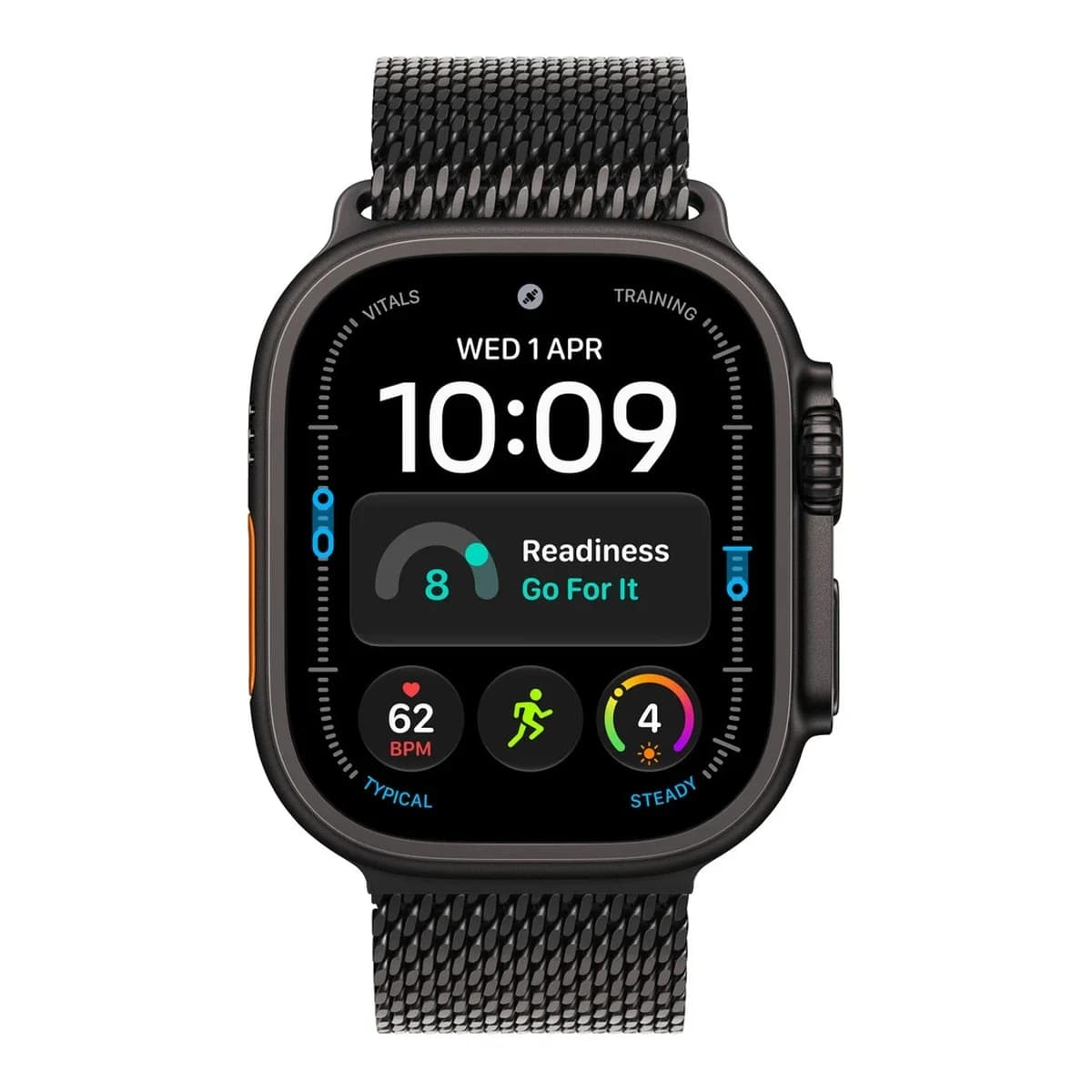 APPLE Remen za Apple Watch Black Titanium Milanese Loop, 49 mm, Large, crni titanijum