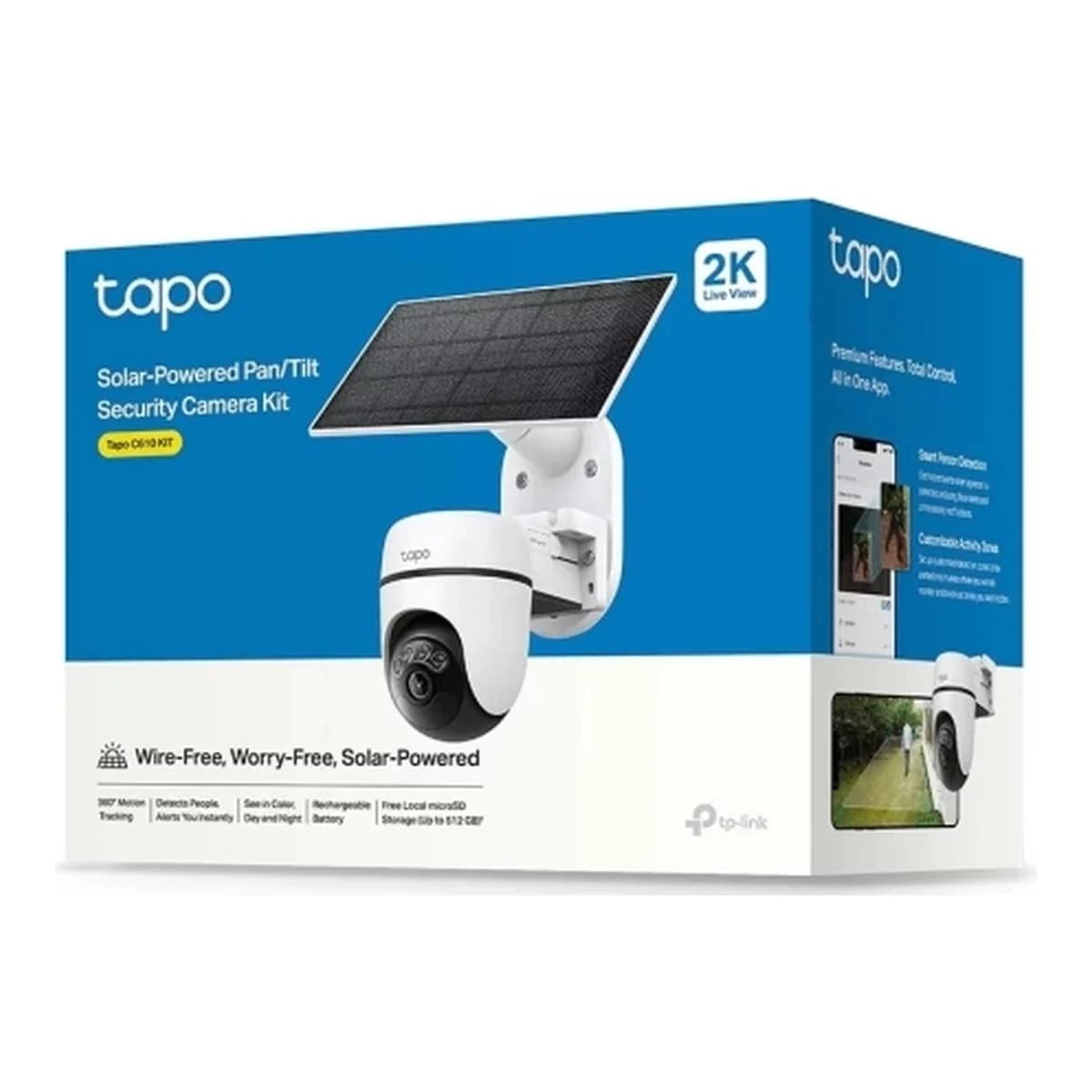 TP-Link Solar-powered Pan/Tilt Wi-Fi Camera Kit Tapo C610