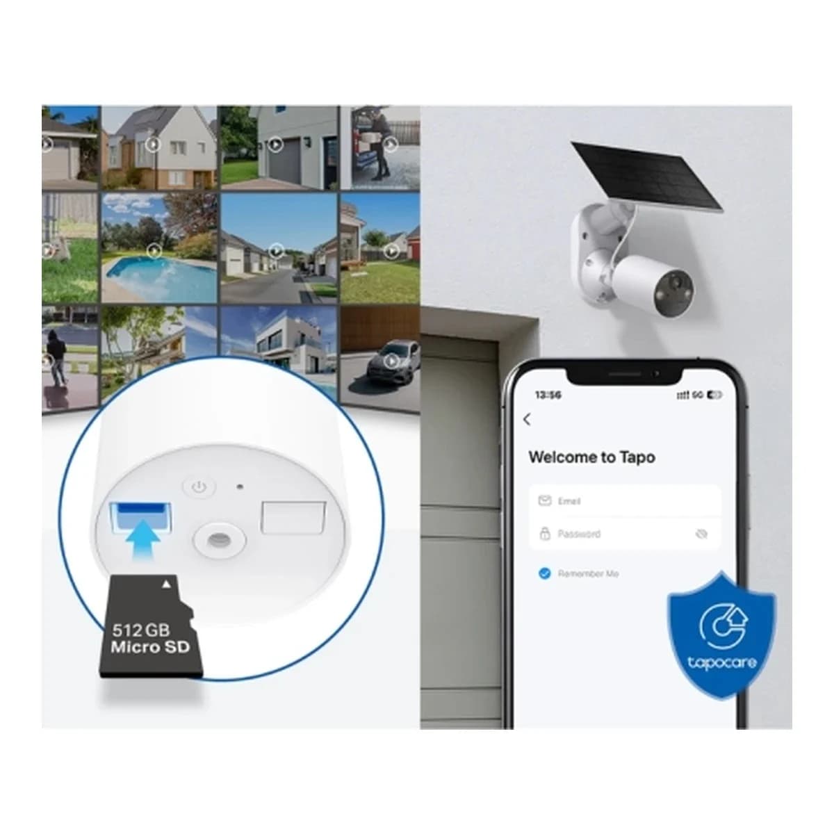 TP-LINK IP Kamera 3MP Bullet Tapo C410 KIT, Solar-Powered, WiFi, Color Night Vision, Smart Person Detection
