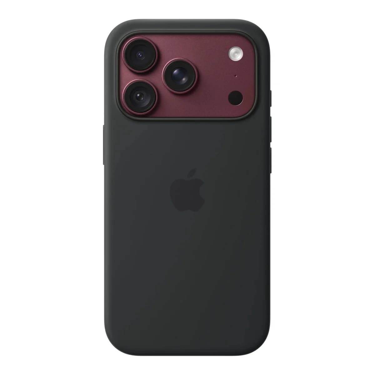 APPLE Silikonska maska iPhone 18 Pro, MagSafe, crna