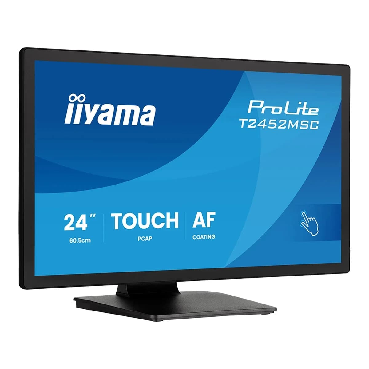 IIYAMA Monitor T2452MSC-B2 24" Full HD, 120Hz, 10-point touchscreen, DeepContrast, 400cd/m², 5ms, HDMI, DP