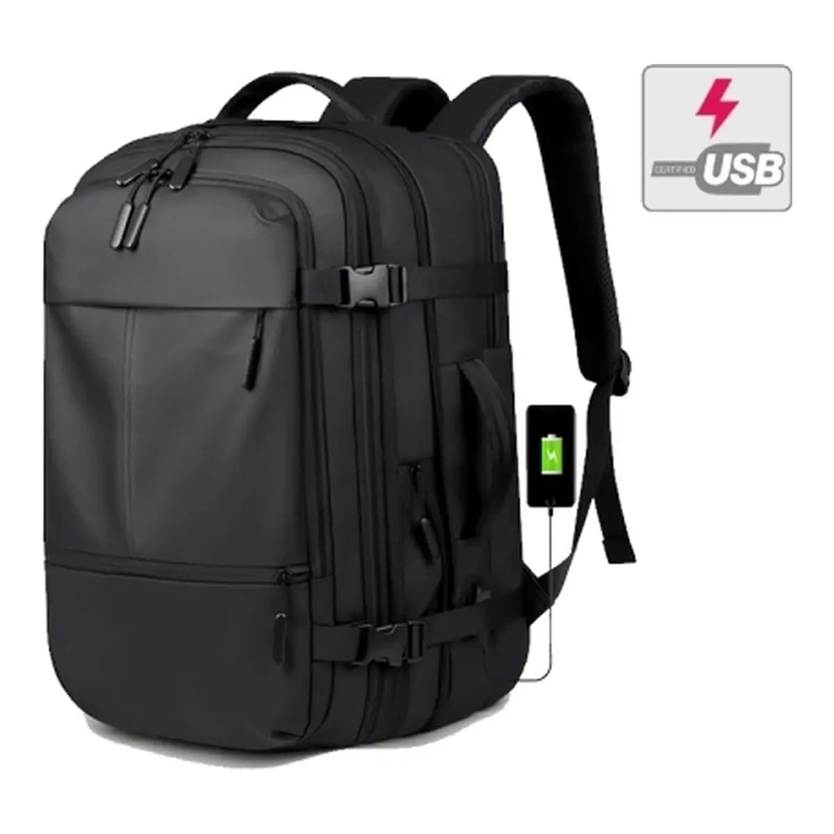 OKADE Laptop Ruksak 17.3" S69, Crni, Vodootporan