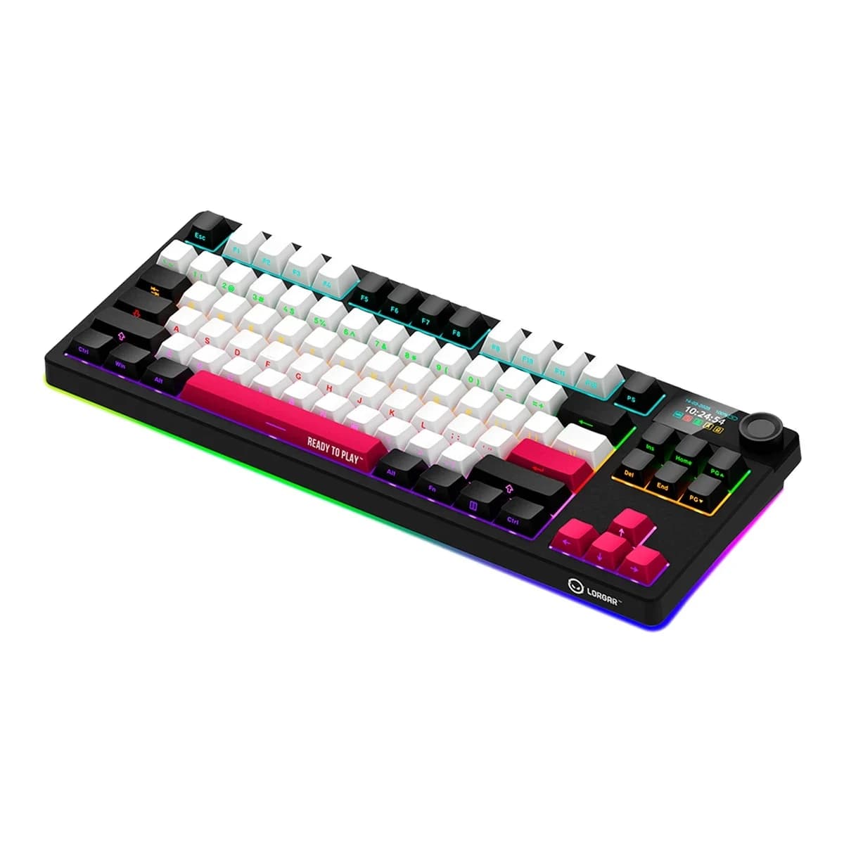 LORGAR Tastatura KBP70TKLW, Bezicna, Mehanicka, TKL, Gaming, EN layout