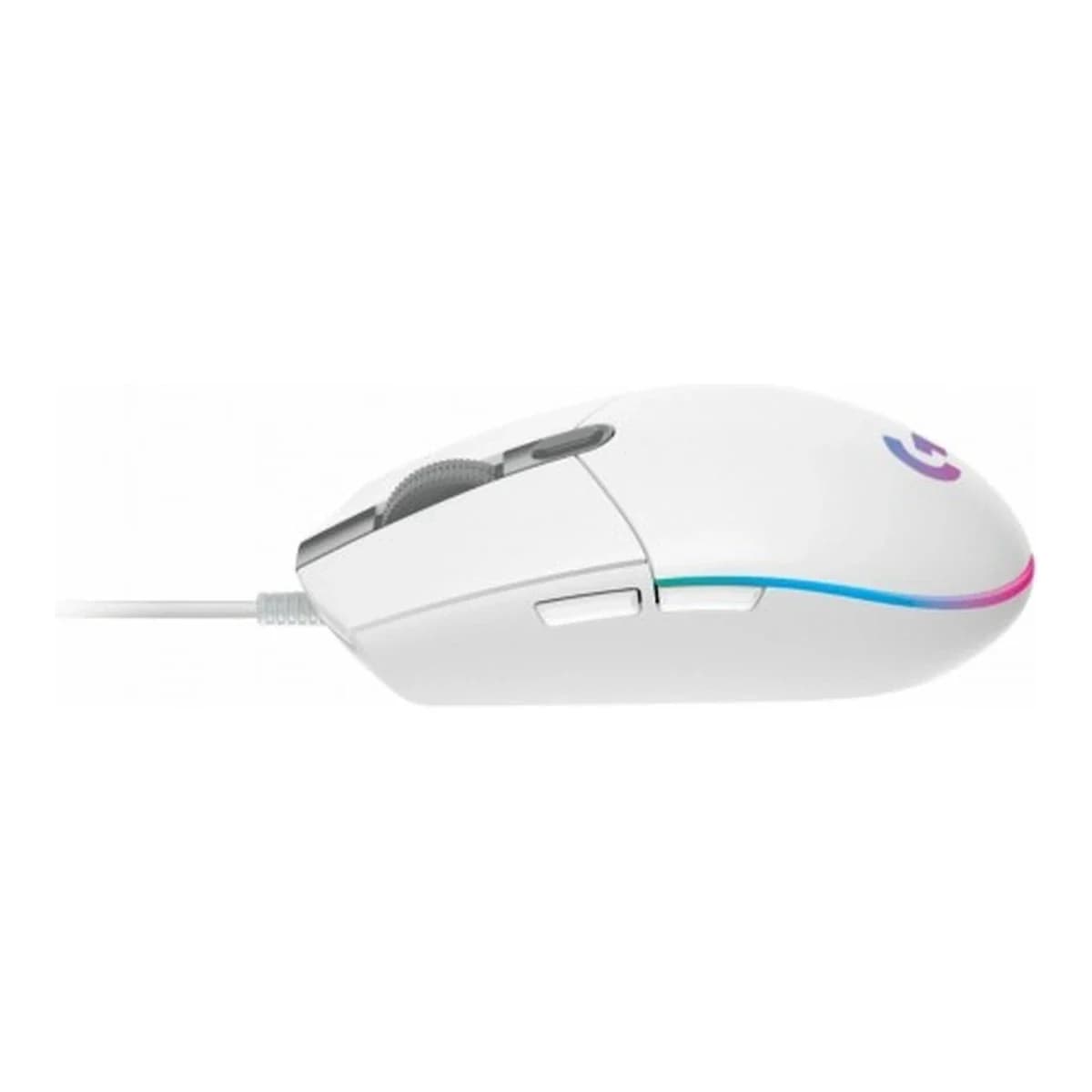 LOGITECH Miš Gaming G102 White, USB, 8000 DPI, LIGHTSYNC RGB