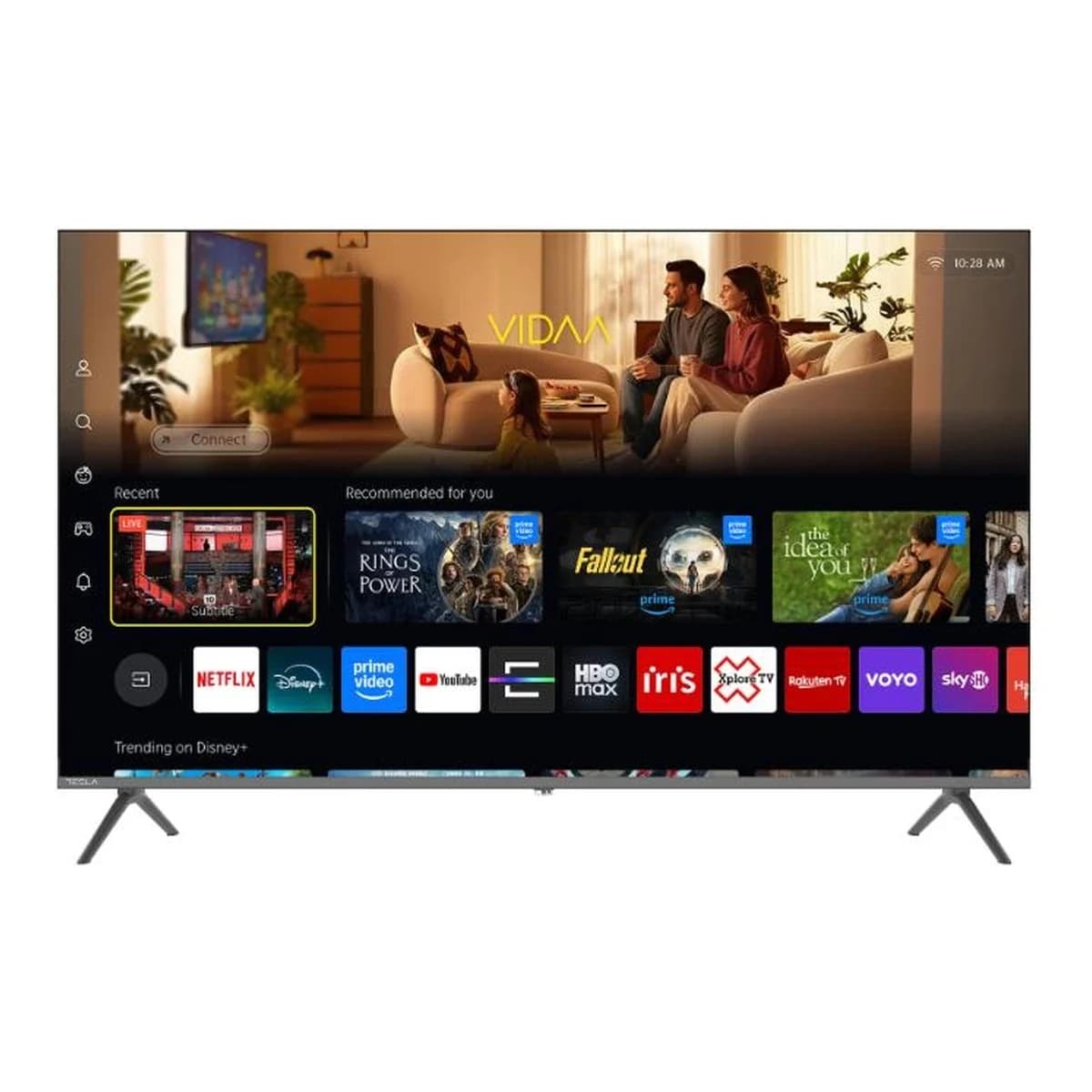 TESLA TV 50" Full HD QLED Q50H665BFV, Smart TV, VIDAA, Miracast, Apple AirPlay, Voice Control, Hotel Mode