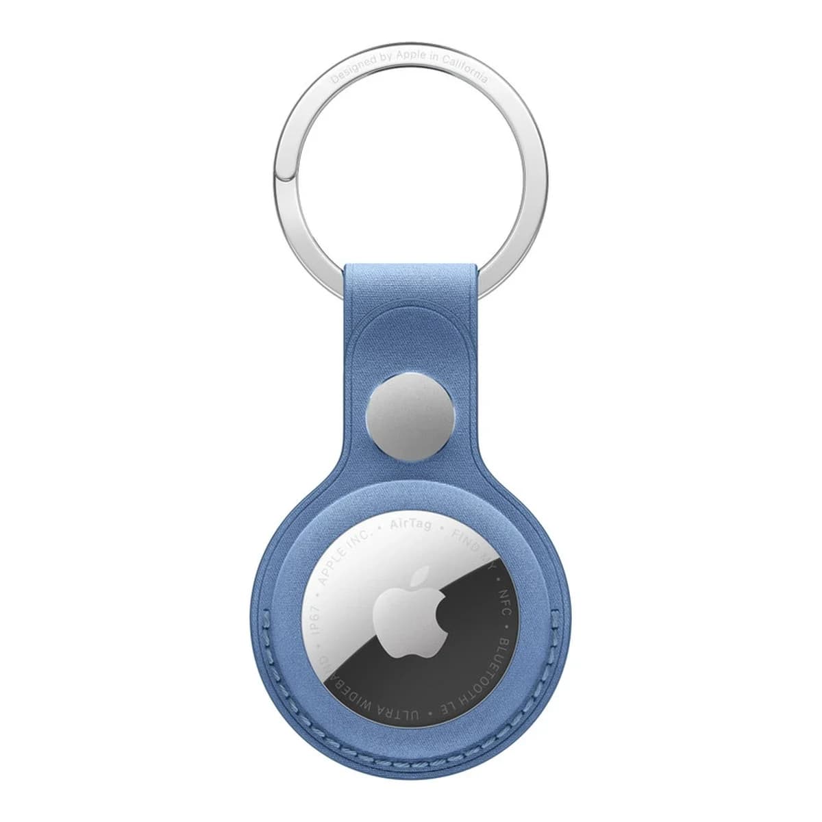 APPLE Privjesak za ključeve AirTag FineWoven Key Ring, Wildflower Blue
