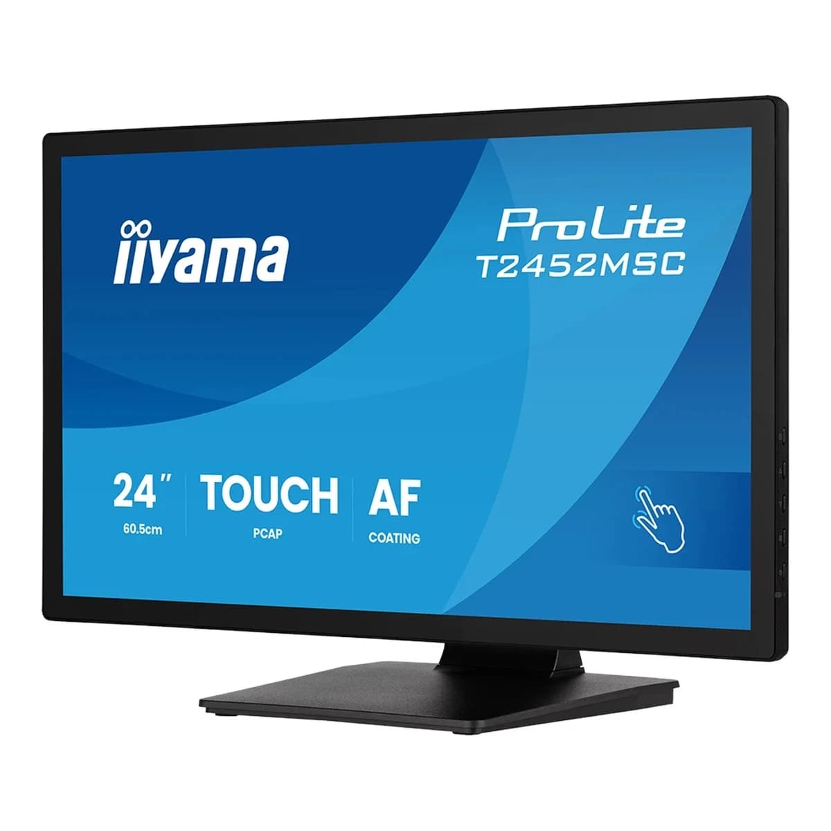 IIYAMA Monitor T2452MSC-B2 24" Full HD, 120Hz, 10-point touchscreen, DeepContrast, 400cd/m², 5ms, HDMI, DP