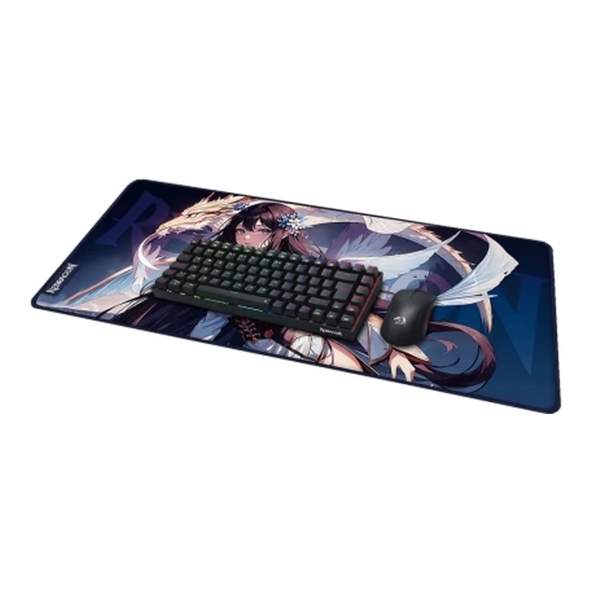 REDRAGON Podloga za Miš AK1 P046 L, 900 x 400 x 4 mm, Anti-Slip Gumena Baza, Spill-Resistant, Anti-Fray Edges