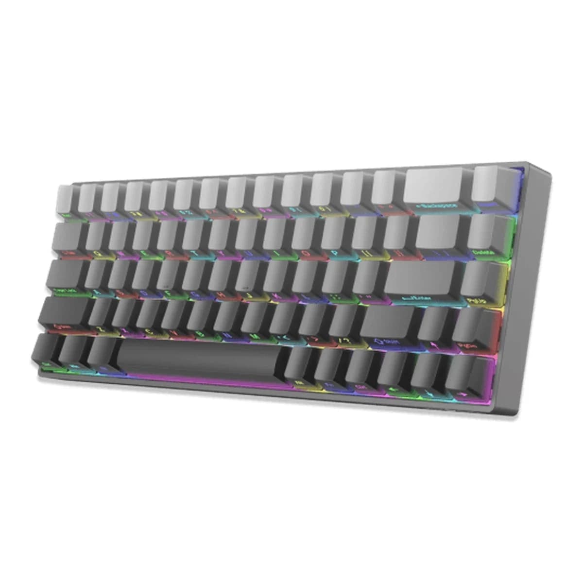 White Shark TASTATURA GK-007711 NUNCHAKU Siva Gradient - Mehanička / US - RED SW.