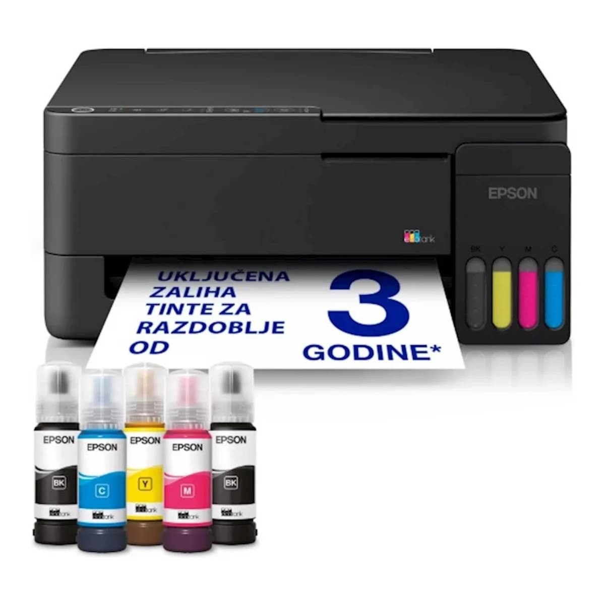 EPSON EcoTank Printer L3351, Print/Scan/Copy, WiFi, 11str/min mono, 6str/min color