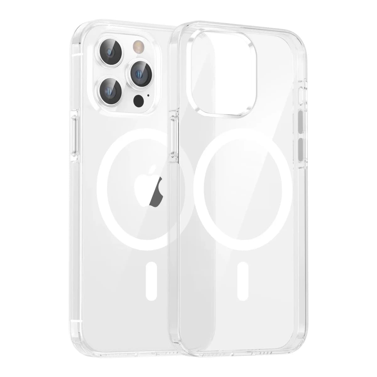 DVICED Maskica iPhone 15 Pro Max, MagSafe, prozirna, bijela