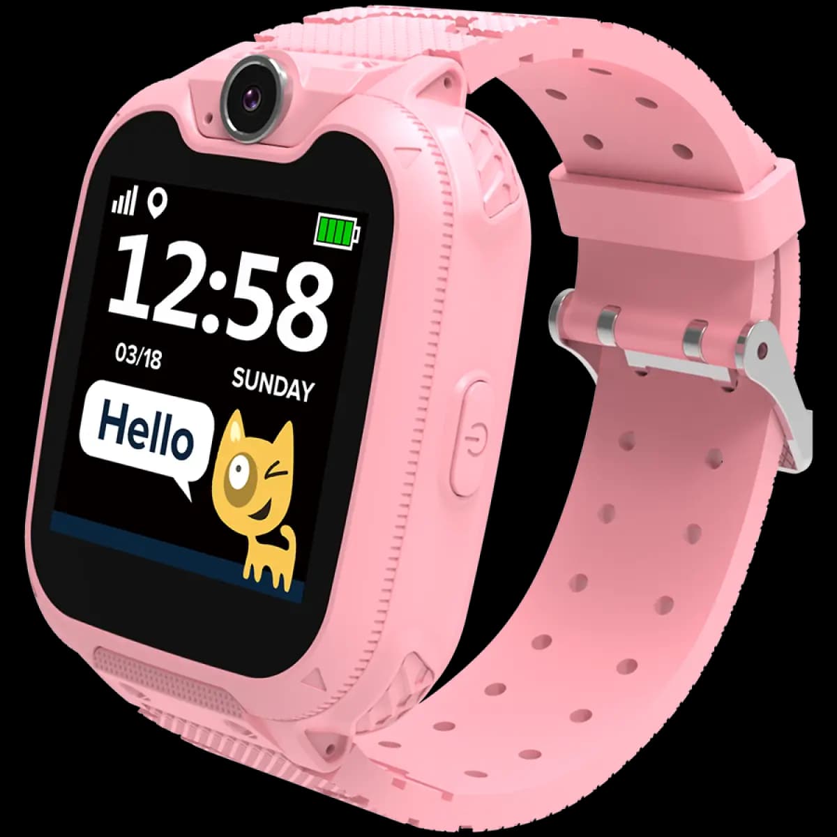 CANYON Pametni Sat Tommy KW-31 1.54” Ekran u boji, GSM, SIM kartica, Kamera 0.3 MP, 7 igara, Crveni