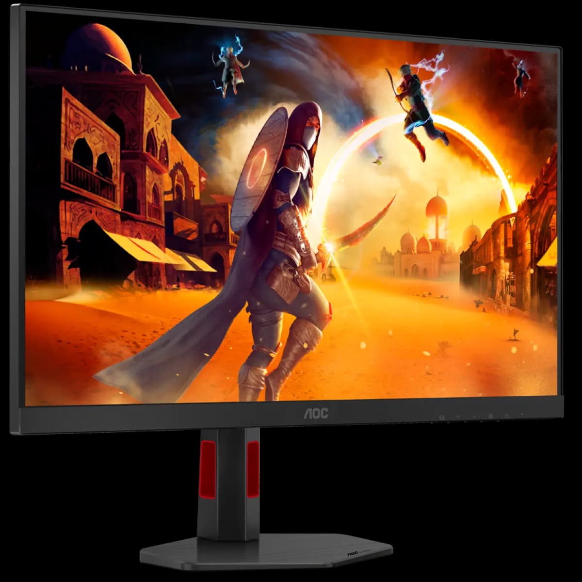 AOC Monitor Gaming U27G4R 27" 4K UHD, Fast IPS Panel, 160Hz, FHD 320Hz, 1ms, HDR 400, Adaptive Sync, HDMI, DP, USB Hub, Ergonomski