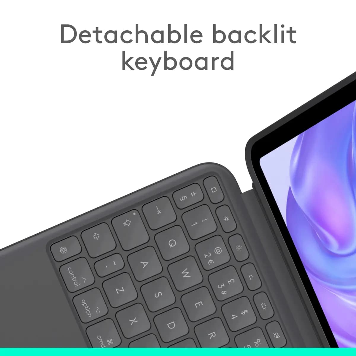 Logitech Combo Touch iPad Pro 11-inch (M4)-EMEA28-935 - Graphite - US