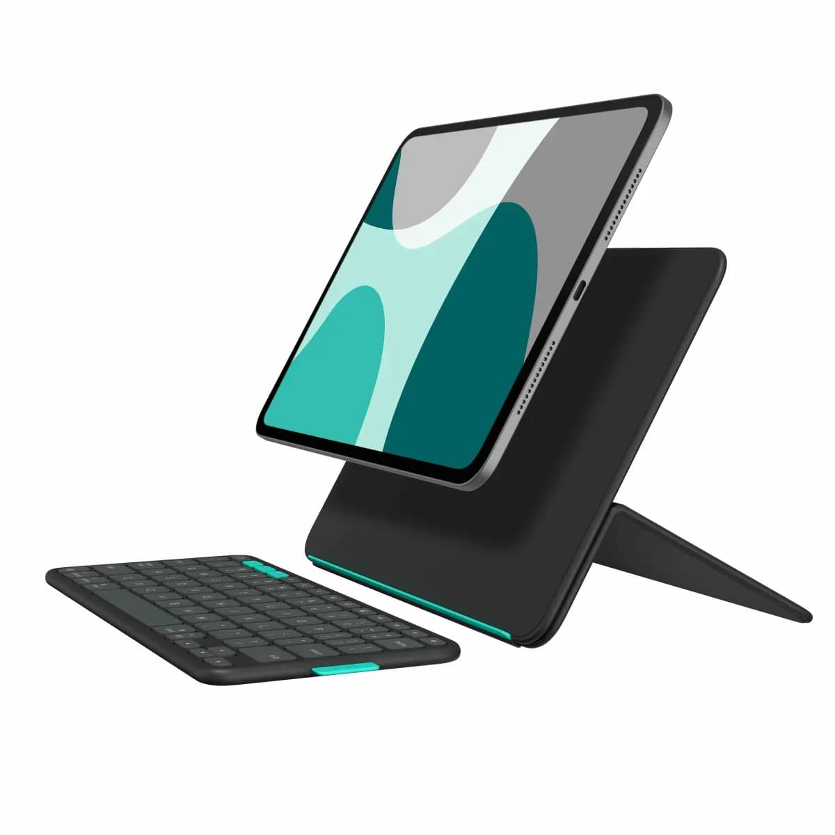 Logitech Flip Folio keyboard case for iPad Pro & Air 11" Graphite - US