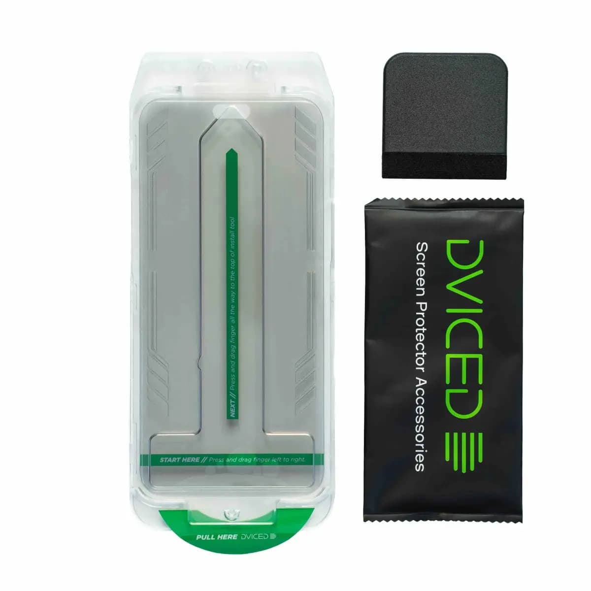 Dviced Privacy Tempered glass screen protector for iPhone 18 Pro Max with dust-free applicator