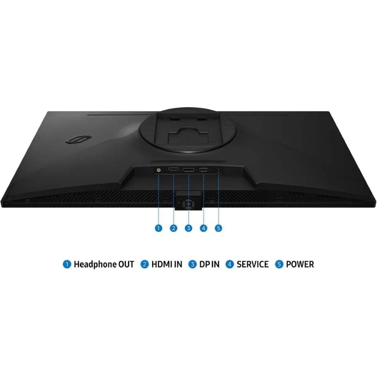 SAMSUNG Monitor Gaming Odyssey G6 G61SHQHD 27" QHD, OLED Panel, 240Hz, 0.03ms, 2x HDMI, DP, G-Sync, FreeSync Premium, HAS, Tilt, Swivel, Pivot