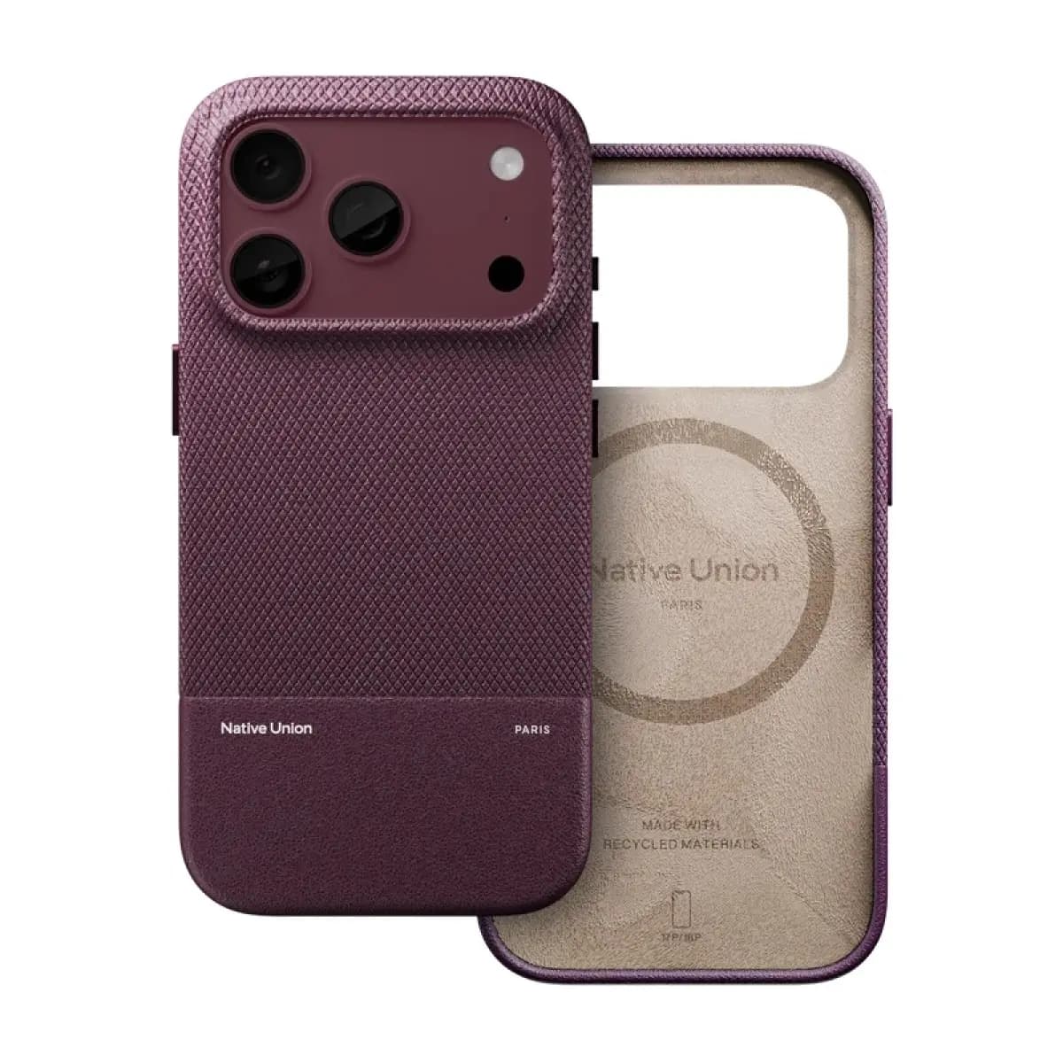 NATIVE UNION Futrola (Re)Classic Case za iPhone 18 Pro, Burgundy