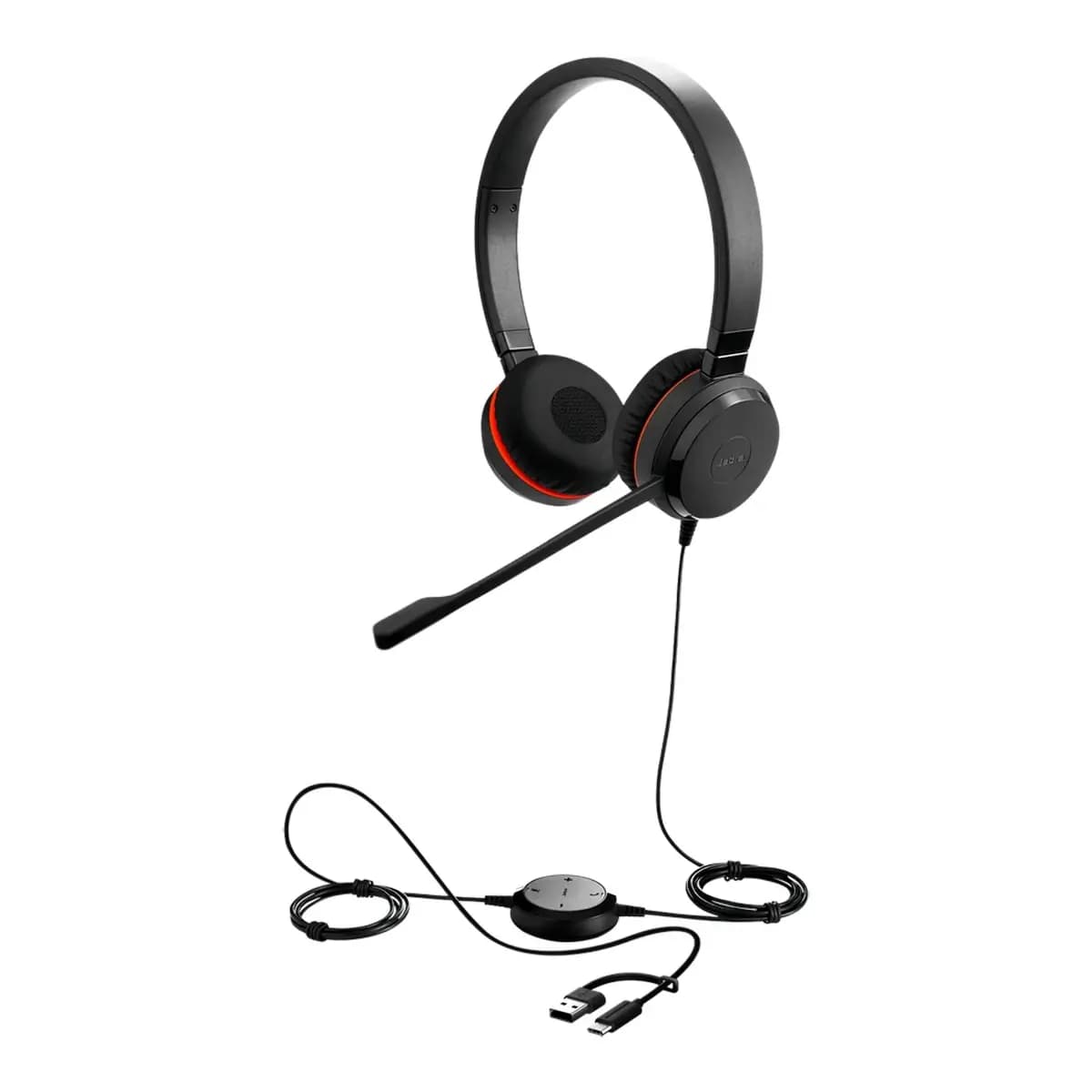 JABRA Slušalice Evolve 20 Stereo MS On-Ear, USB-C/USB-A, Mikrofon