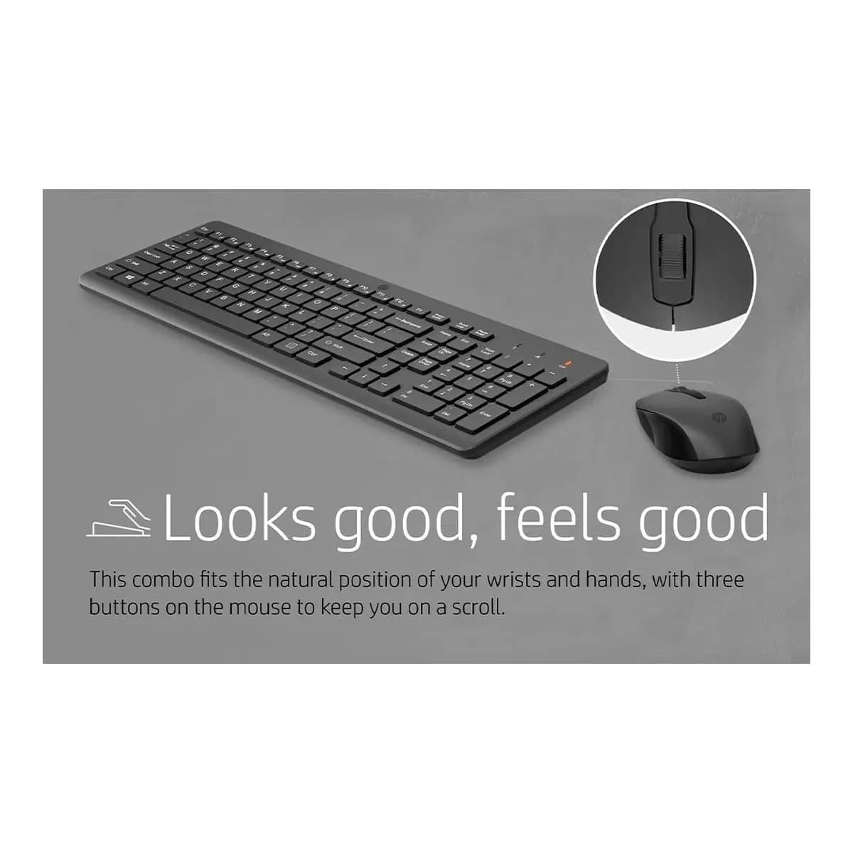 HP 330 Wls Mse and KB ComboHP 330 Wls Mse and KB ComboHP 330 Wls Mse and KB Combo tast+mis