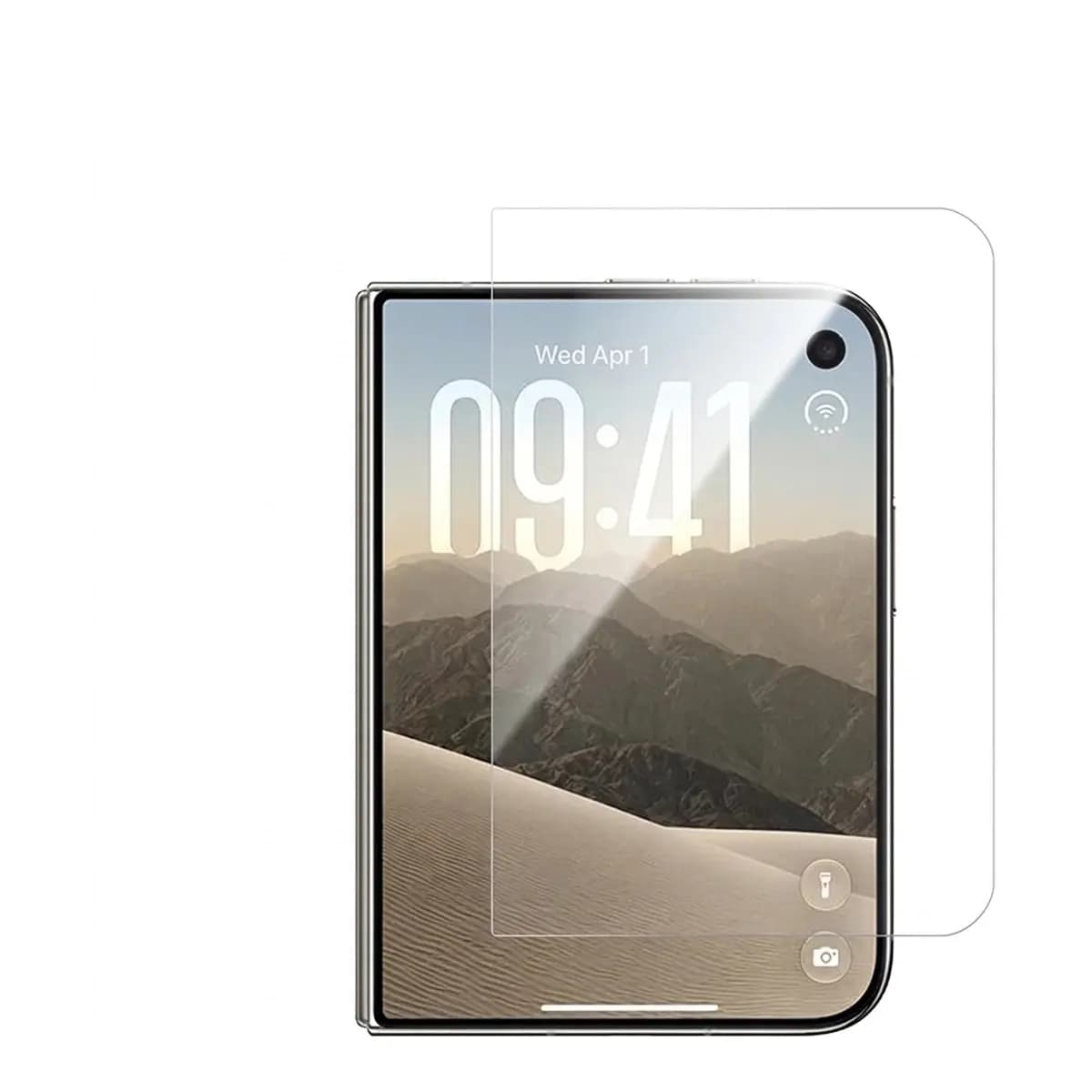 Dviced Outer Tempered glass screen protector for iPhone Duo with dust-free applicator