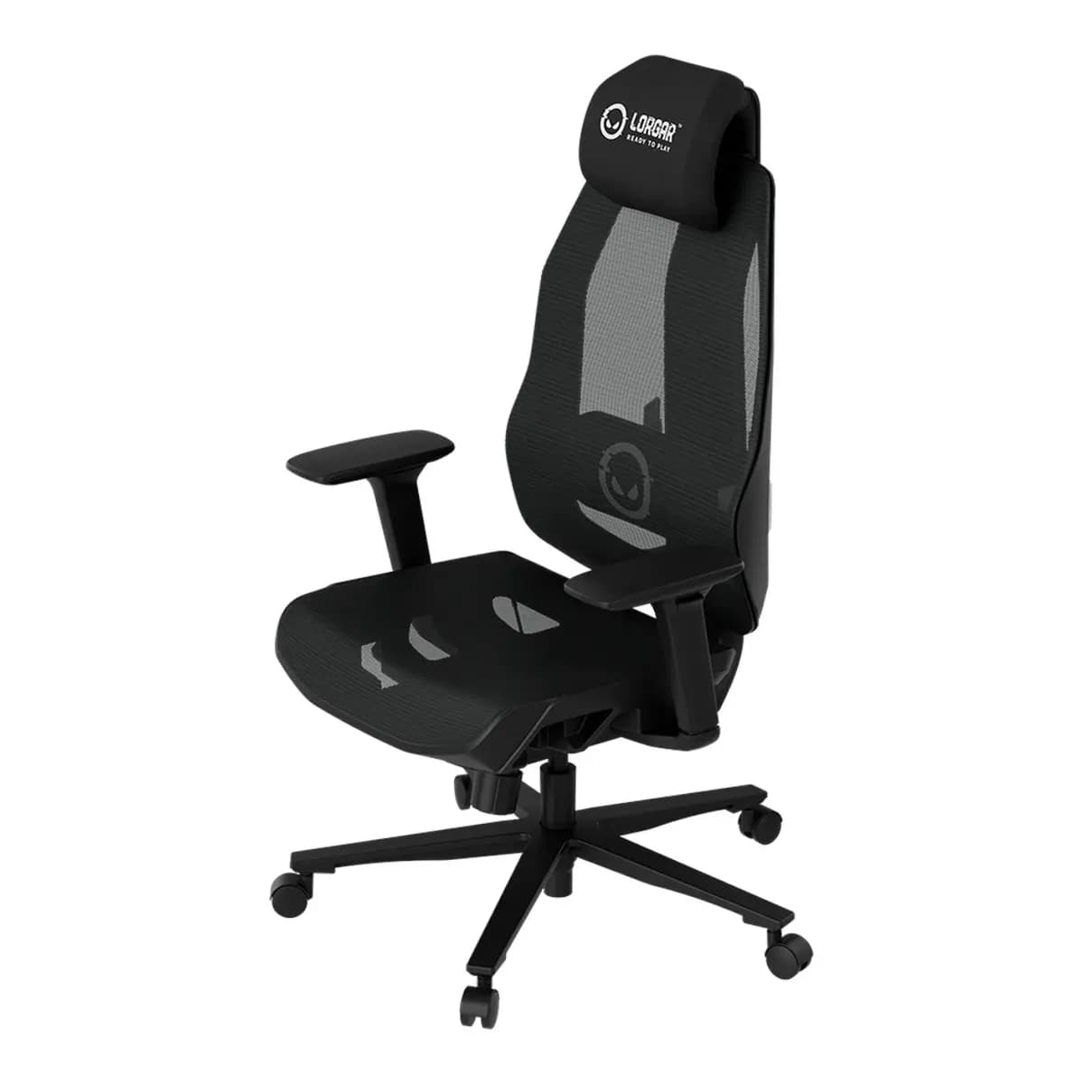 LORGAR Gaming stolica CHP51 Mesh Pro, višestruko podesiva, crno-bijela