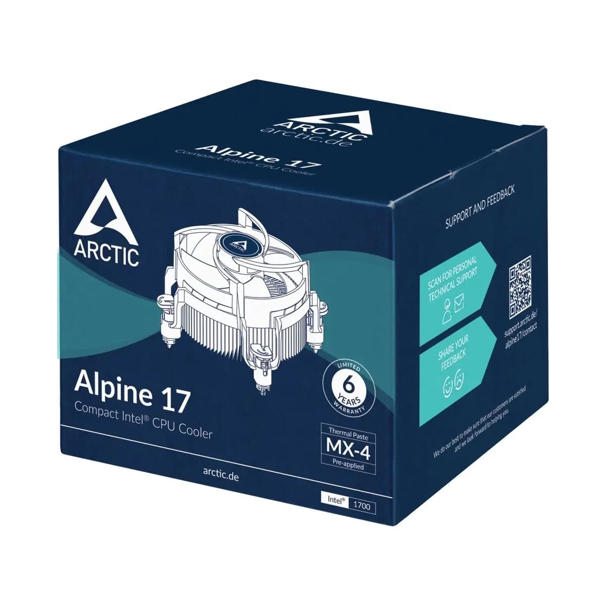 Arctic Alpine 17Compact Intel CPU Cooler