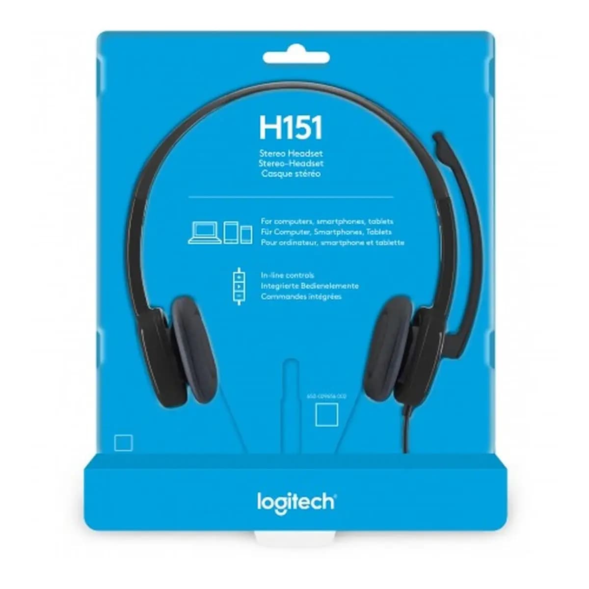 Slušalice Logitech H151 black
