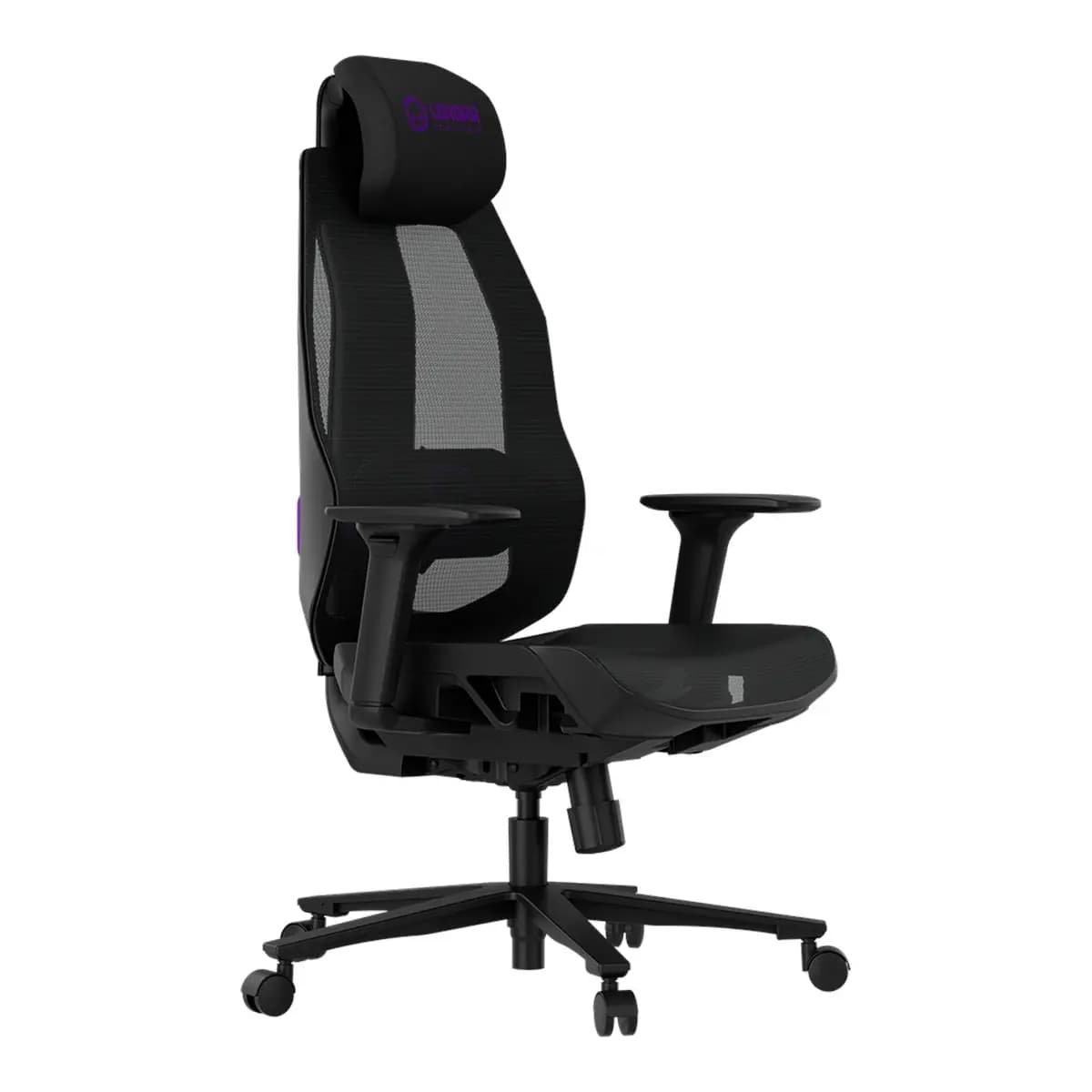 LORGAR Gaming stolica CHP51 Mesh Gaming Chair Pro, višestruko podesiva, crno-ljubičasta