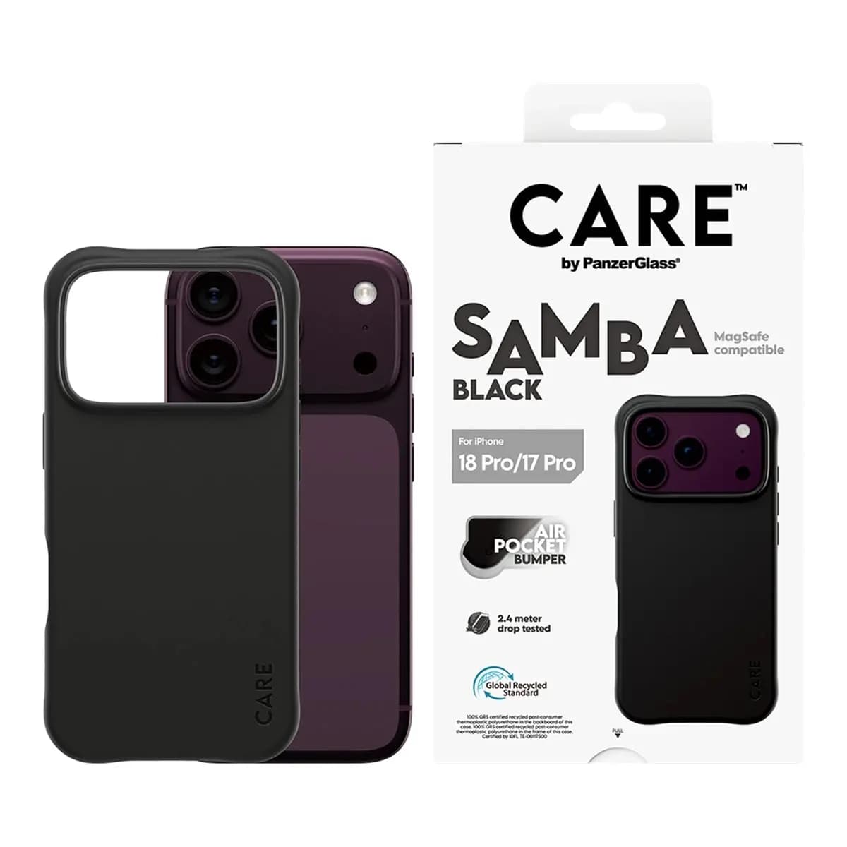 PANZERGLASS Maska Samba Case, crna, MagSafe, za iPhone 18 Pro
