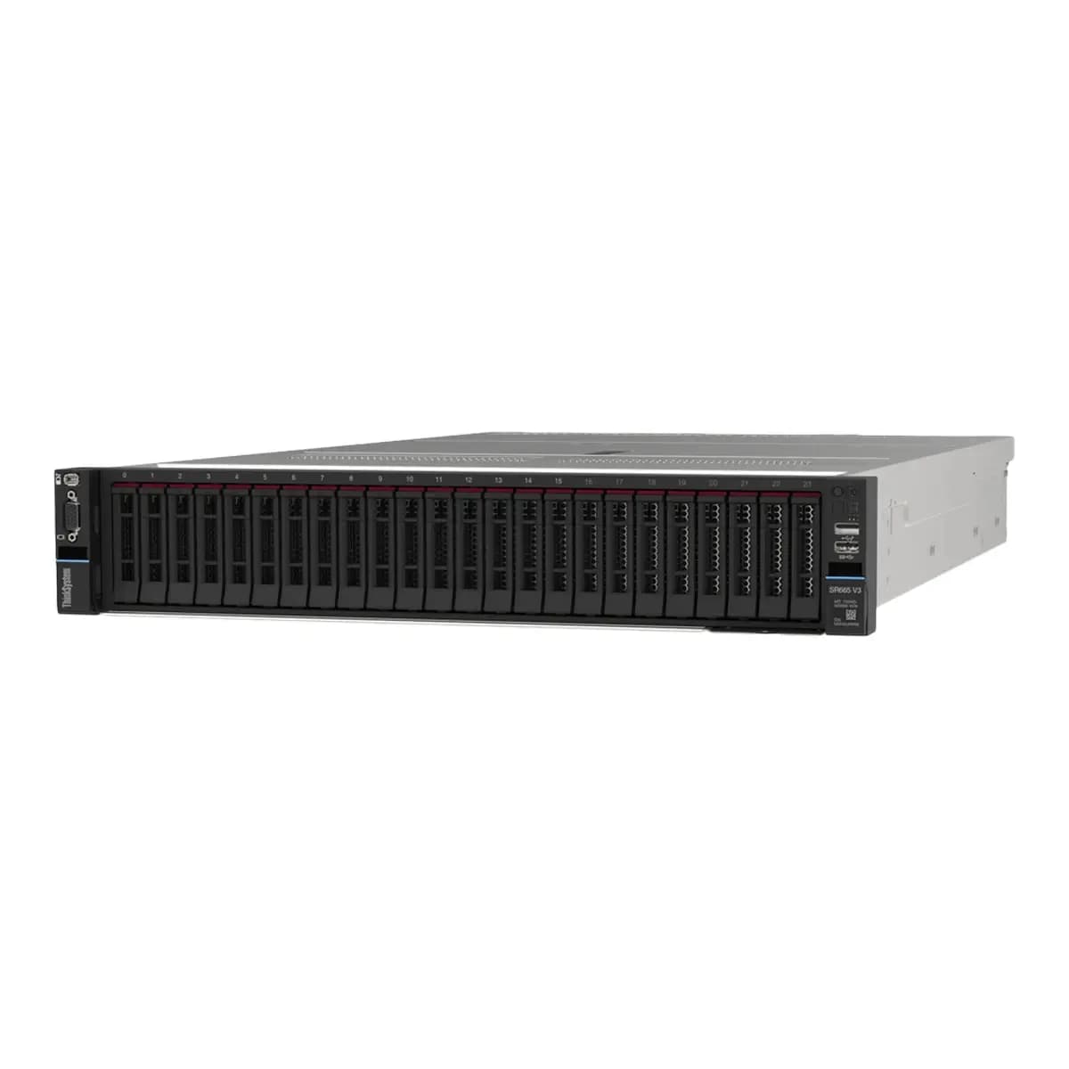 Lenovo ThinkSystem SR665 V38x2.5 SAS/SATAAMD EPYC 9135 16C 200W 3.65GHz1x 32GB TruDDR5 6400MHz 2Rx8 RDIMMRAID