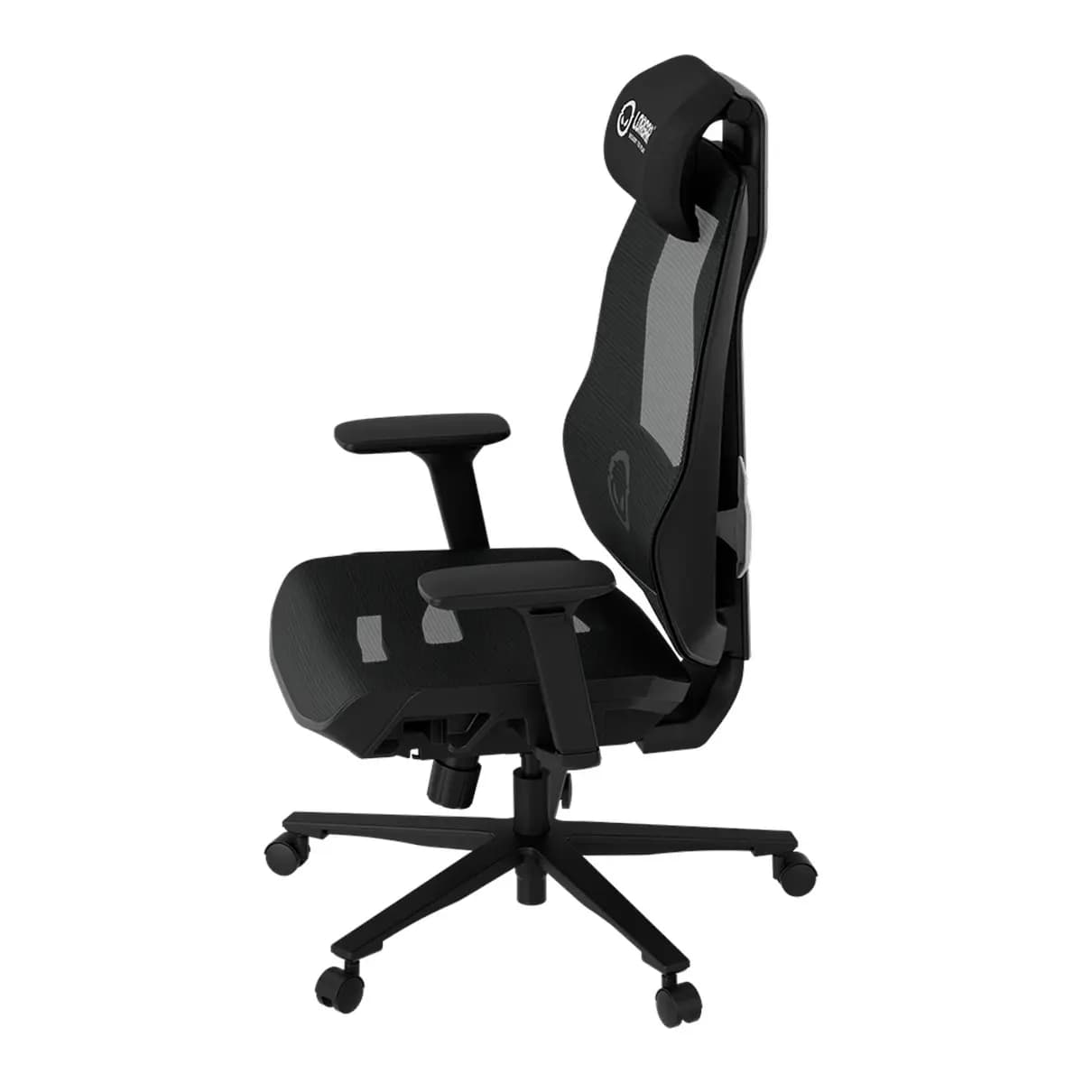 LORGAR Gaming stolica CHP51 Mesh Pro, višestruko podesiva, crno-bijela