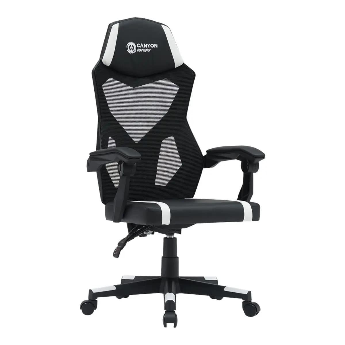 CANYON Gaming stolica Flow MCH01, Mesh, crno-bijela