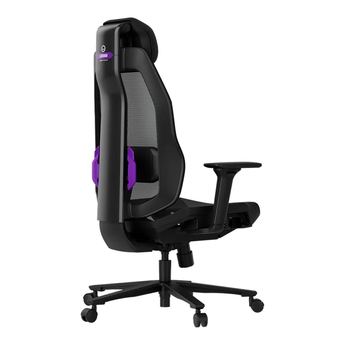 LORGAR Gaming stolica CHP51 Mesh Gaming Chair Pro, višestruko podesiva, crno-ljubičasta