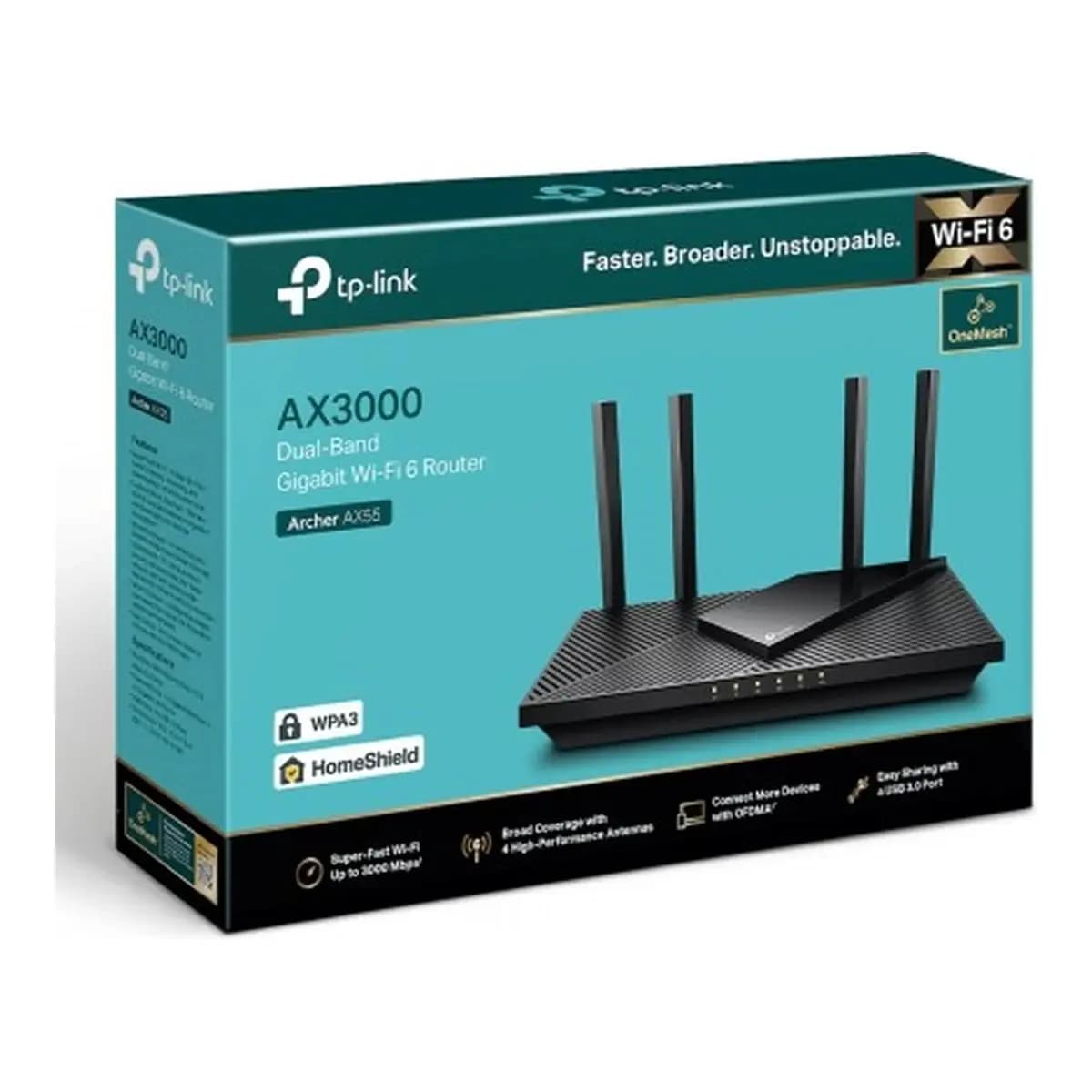 TP-Link Archer AX55 Wireless Gigabit Wi-Fi 6 Router