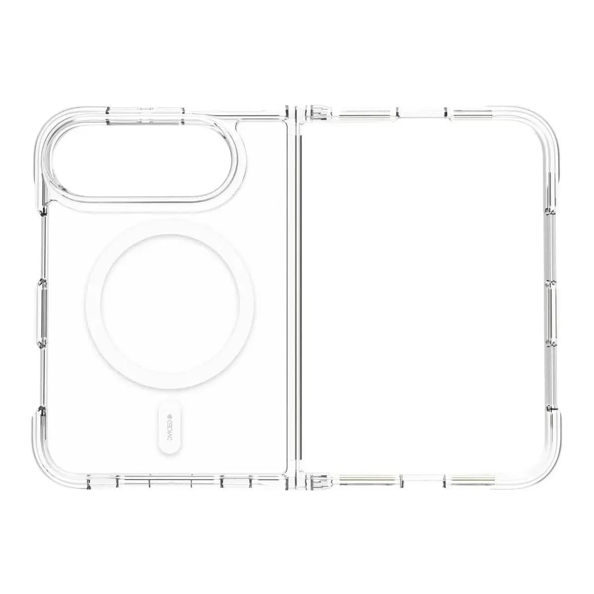 Dviced Magsafe clear case for iPhone Duo - White