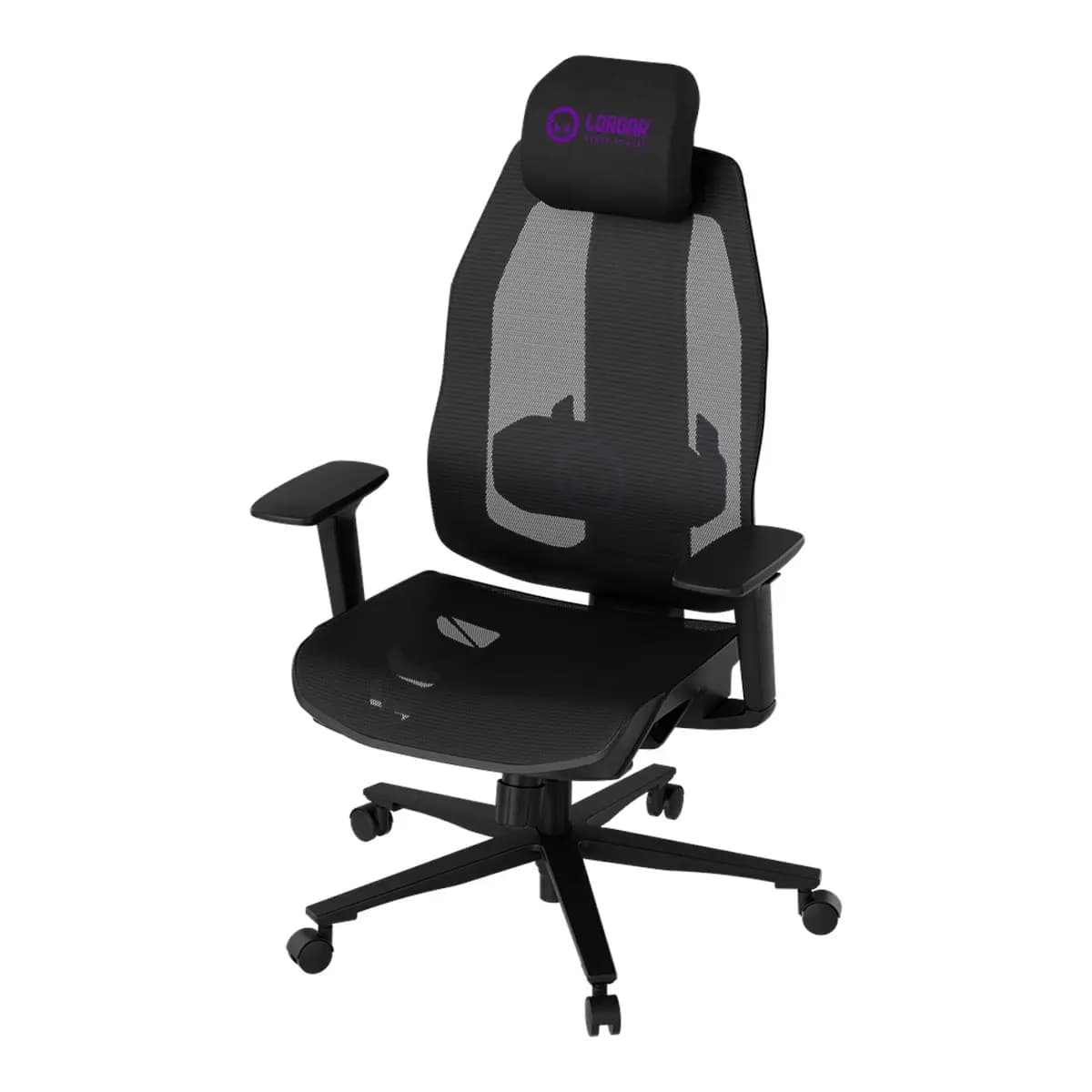 LORGAR Gaming stolica CHP51 Mesh Gaming Chair Pro, višestruko podesiva, crno-ljubičasta