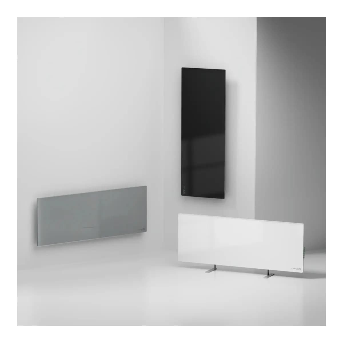 AENO Grijalica Premium Eco Smart Heater, 700W, kaljeno staklo, infracrveno i konvekcijsko grijanje, LED displej