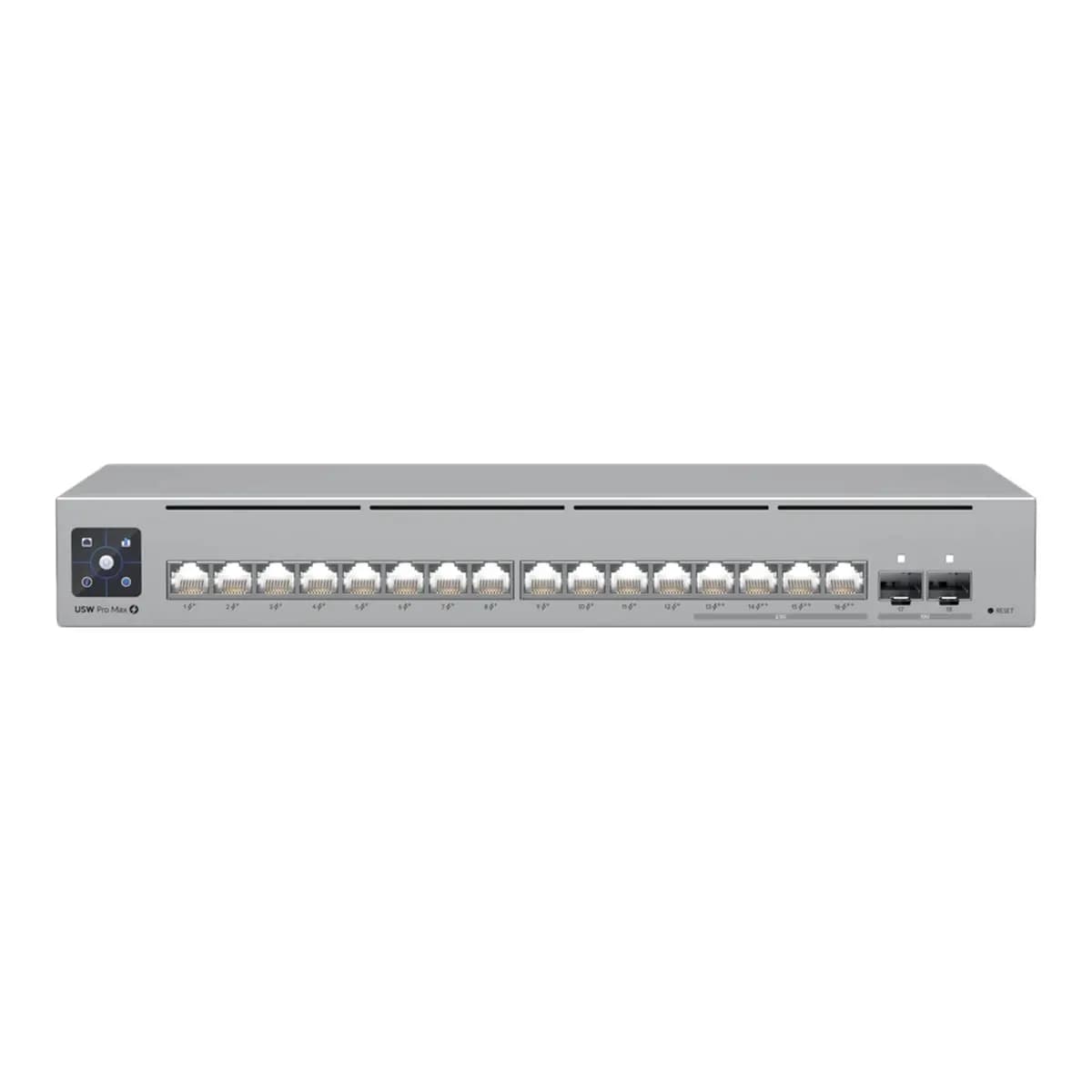 UBIQUITI Switch 16-Port Gigabit/2.5G USW-Pro-Max-16-PoE, Managed, PoE, 10G SFP+