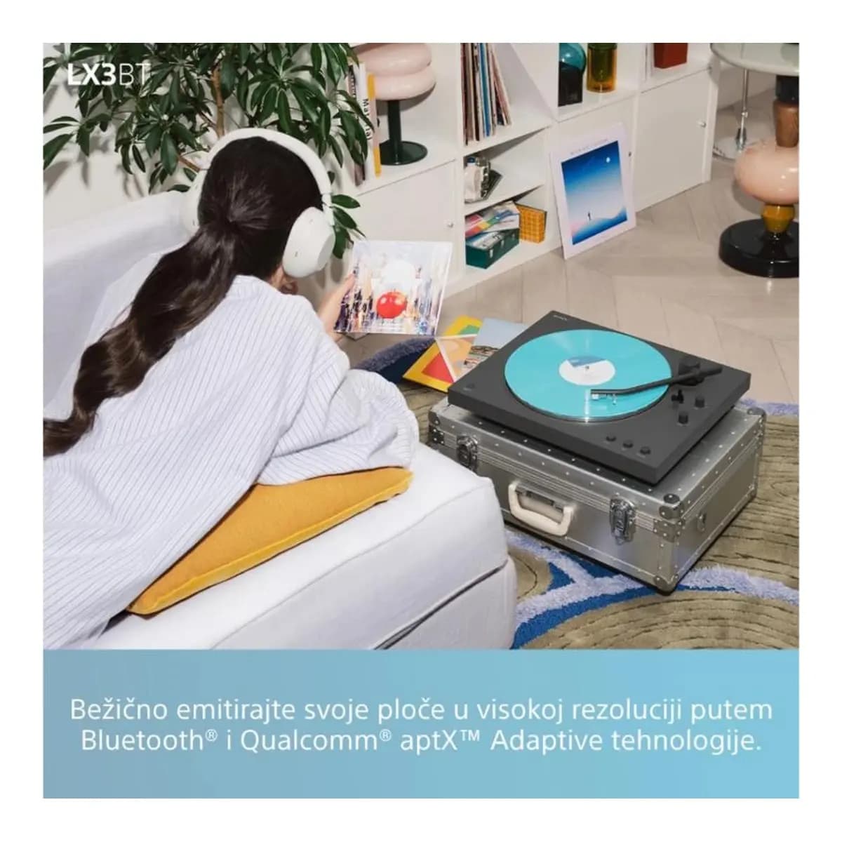 Sony Gramofon PSLX3BTbežična veza; automackareprodukcija;