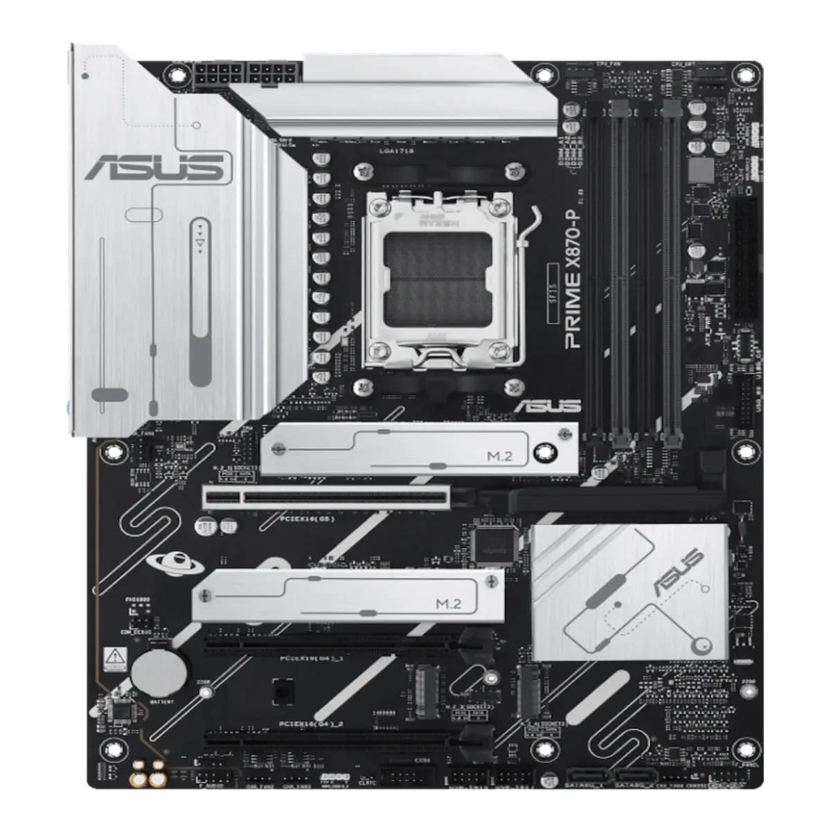 ASUS MB PRIME X870-PX870, AM5; 4xDDR54x M.2; 2x SATA,HDMI,10x USB, RAID,ATX