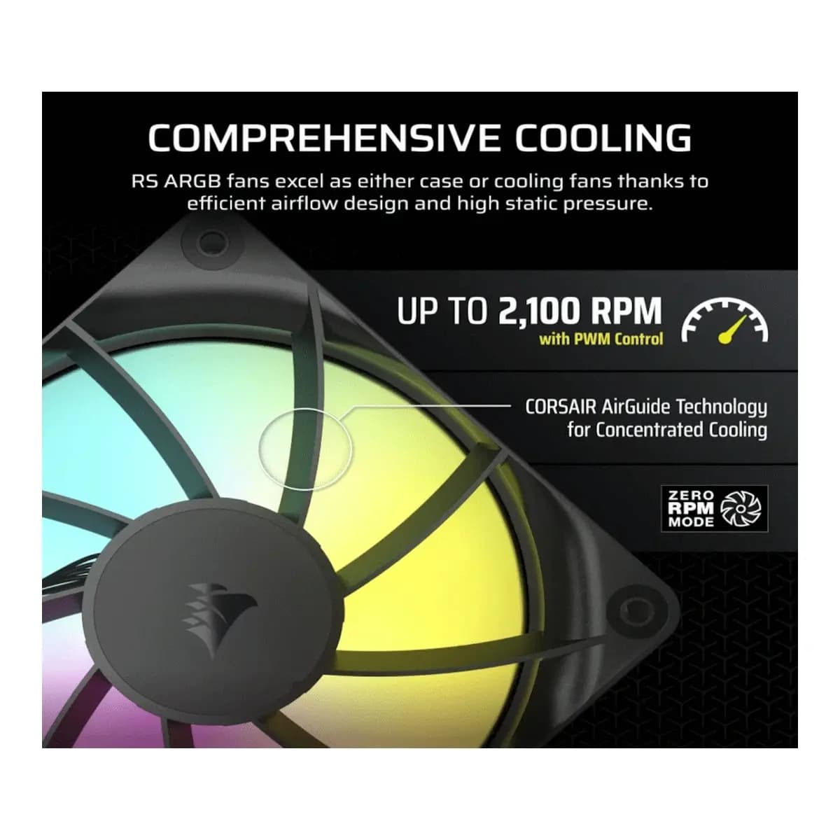 CORSAIR Hladnjak RS120 ARGB, 120mm