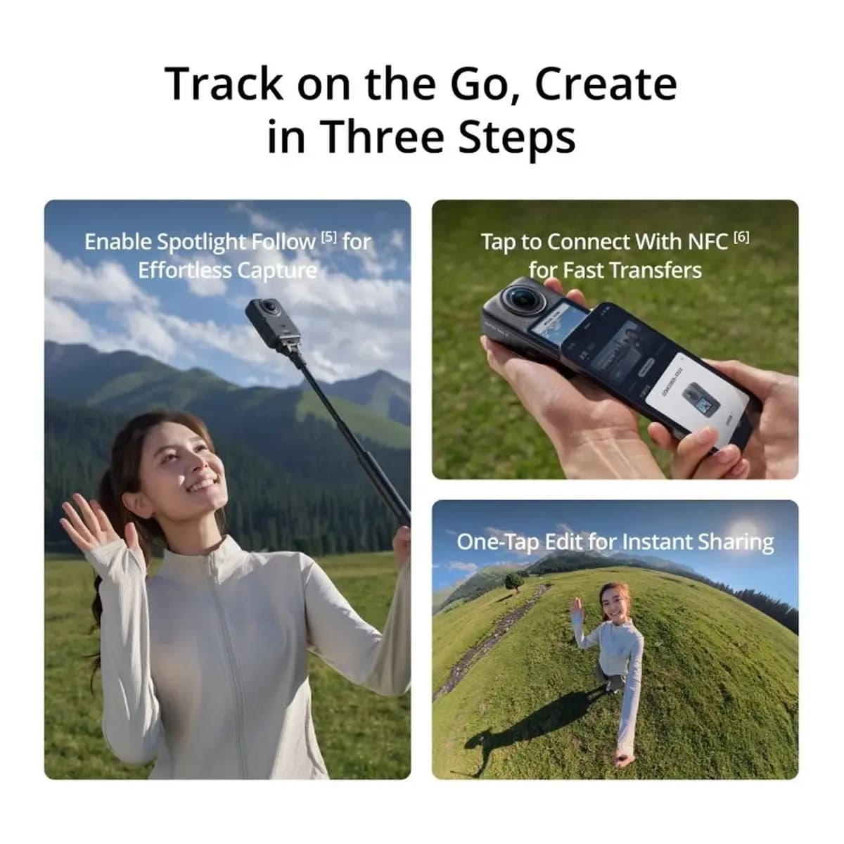 DJI 360° Kamera Osmo 360 II Standard Combo