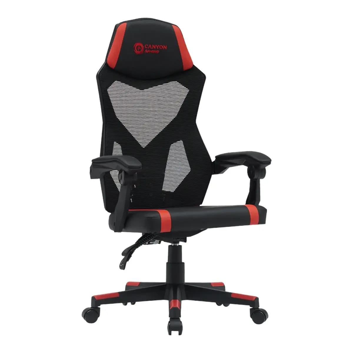 CANYON Gaming stolica Flow MCH01, Mesh, Black/Red