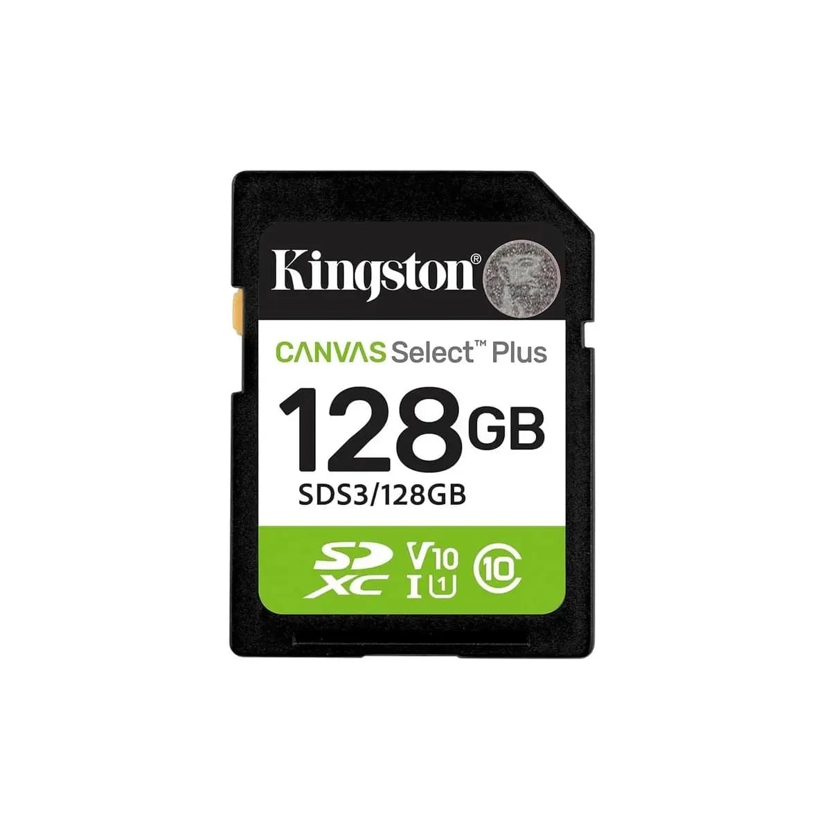 Kingston SDHC 128GB Class 10Canvas Select Plus150 MBs,Class 10 UHS-I